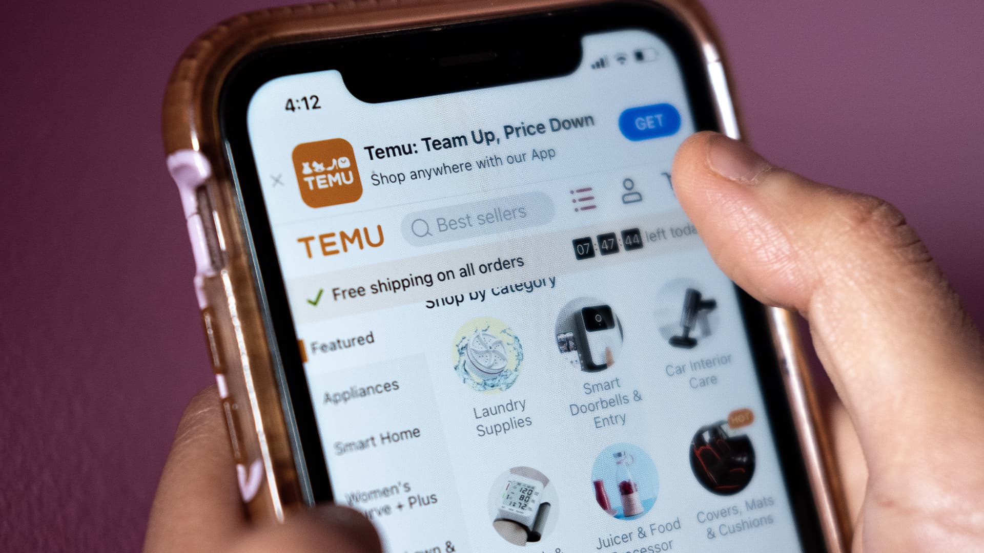 Catégories les plus populaires sur Temu en 2025
