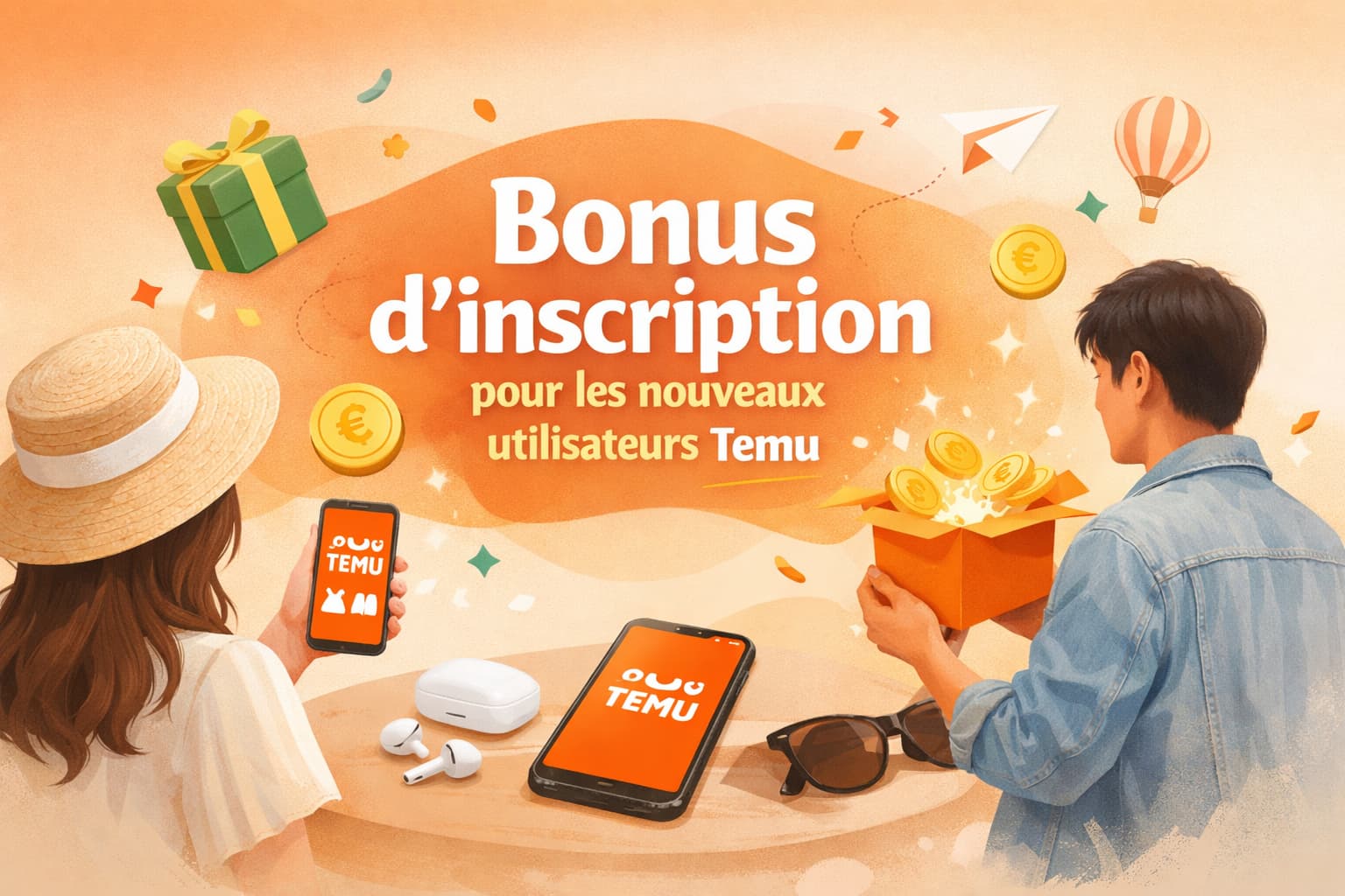 Bonus d’inscription pour les nouveaux utilisateurs Temu
