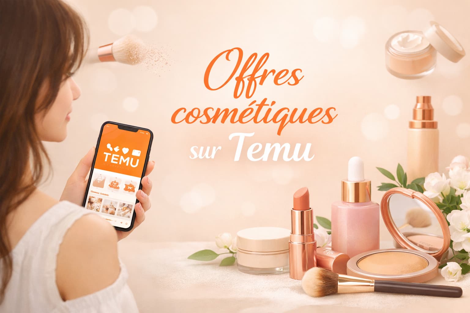 Offres cosmétiques sur Temu: beauté tendance à petit prix