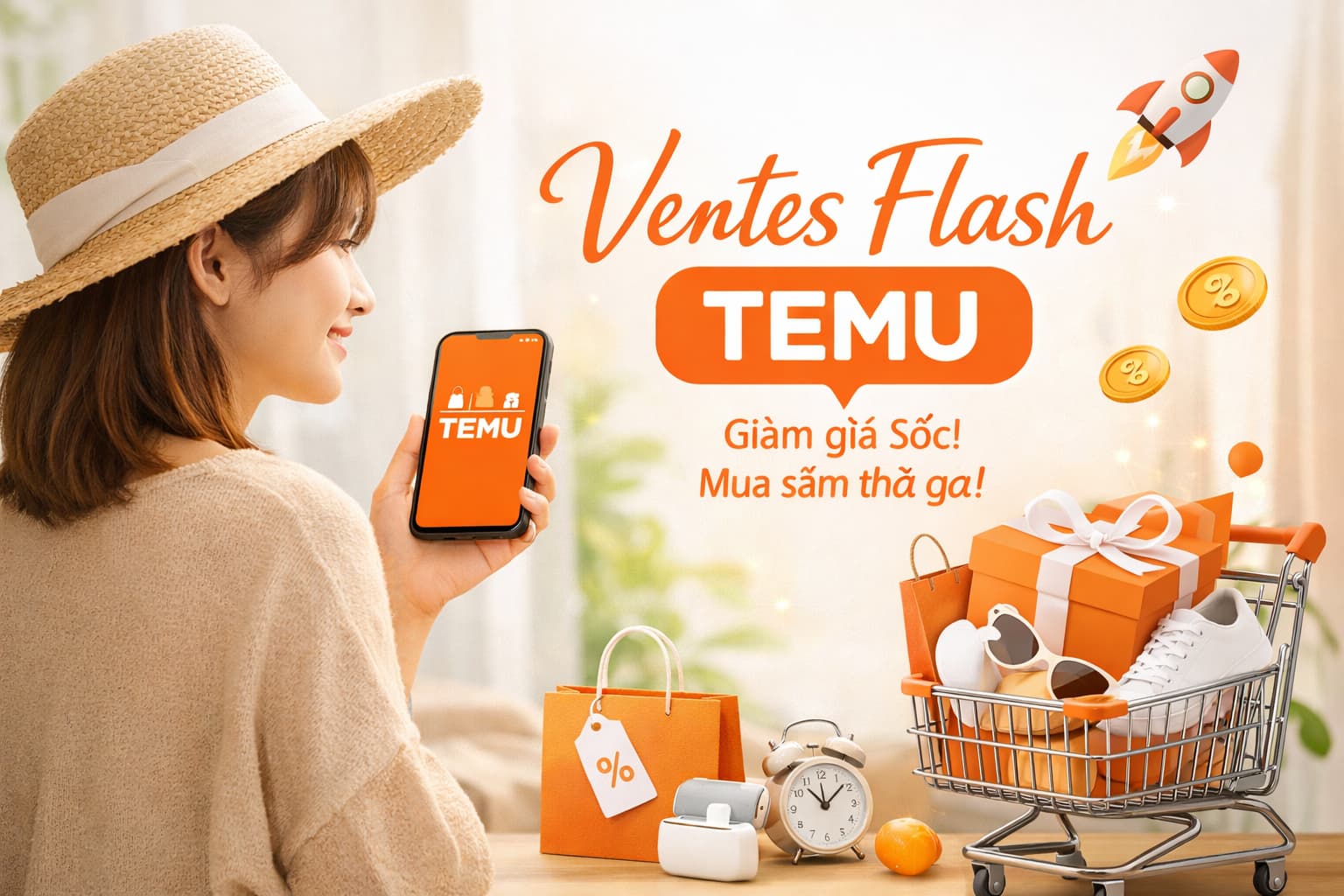 Ventes flash Temu: des offres imbattables au quotidien